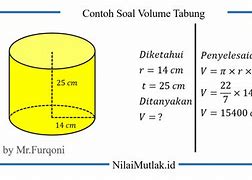 Mencari Volume 3/4 Tabung